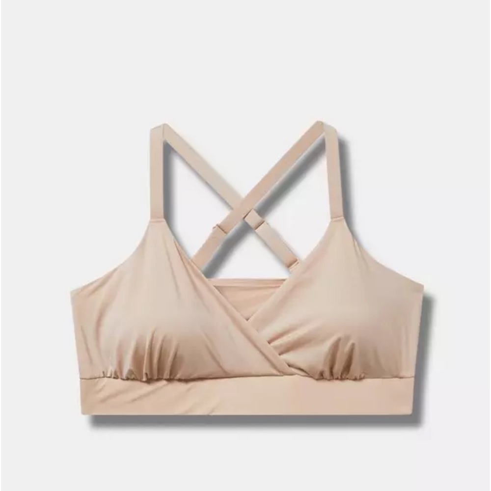 Torrid Lightly Lined Microfiber Surplice Bralette